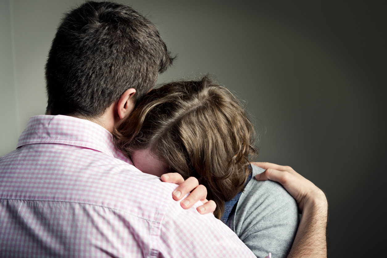 grieving parents